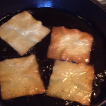Frying the Won Tons