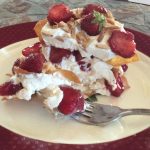 Assembled Smoked Strawberry Napoleon