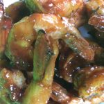 Finished BBQ Shrimp- Yum! Delicious!