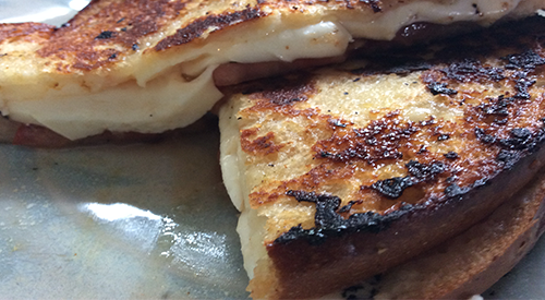 Smoked grilled cheese like no other you ever had 