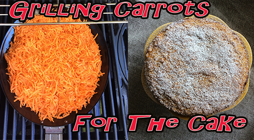 Our Smoked Carrot Cake starts with us grilling our carrots to add a hint of smokey flavor to this vegetable! Then we bake these carrots into a perfect looking cake for Smokey Carrot Cake!