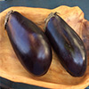 we selected two nice and plump eggplants for our ember cooking 