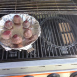 Beets on the gas grill using an offset smoking technique with SmokinLicious Single Filet Wood Chunks