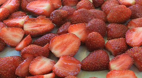 Our smoked strawberries work perfectly to make a smoked strawberry marinade for our pork or any other meat!