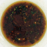 The final blended ingredients for this tasty marinade!