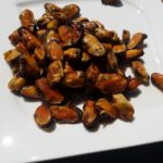 Finished grilling of mussels