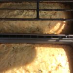 close up of the finished loaves on the grill
