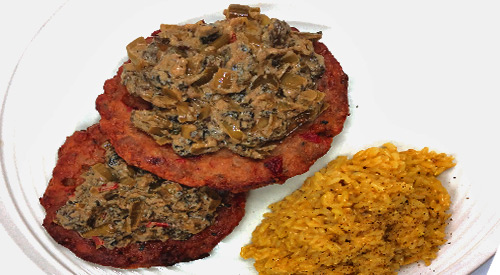 Try our Mushroom tapenade on the grill with Peppers