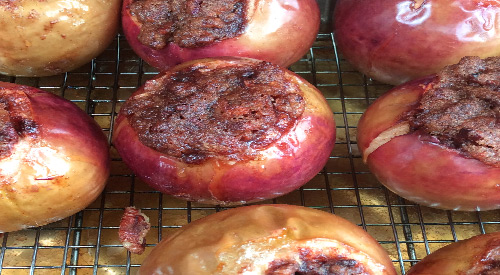 These finished apples get smoky are a wonderful fall treat!