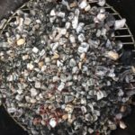 our cooking bed of coals