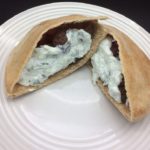 our completed sandwich with smoked meatballs For more reading related to smoked meatballs Greek Style and other kettle grill recipes!and yogurt cucumber sauce 