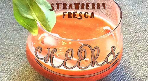 Fresca Cocktail with Strawberries is very easy. Merely cut your strawberries and place them on your grill to enhance their flavor than process into a flavorful drink.