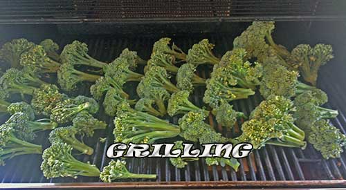 Getting ready for a Grill Roasted Broccoli extravaganza!