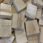 Foto de nuestros trozos de madera especial usó en jamón ahumado